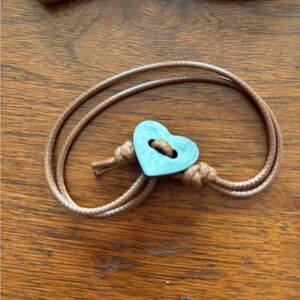 Brown Heart Bracelet